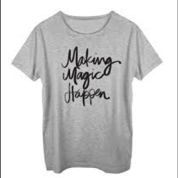 1 Medium Left!! “Making Magic Happen” Graphic Tee - Picture 2 of 5